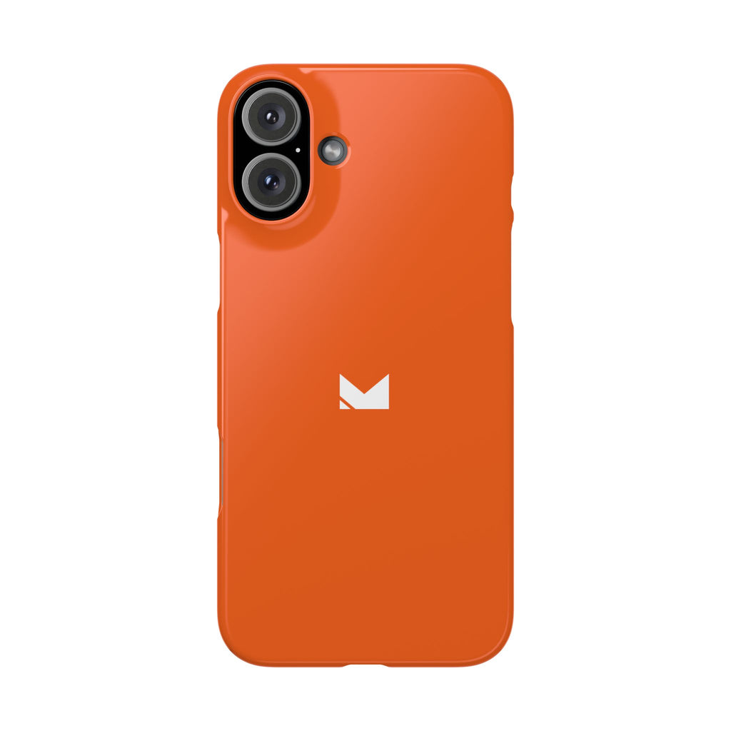 Orange — Slim Matte Protective Phone Case (Compatible with iPhone only)