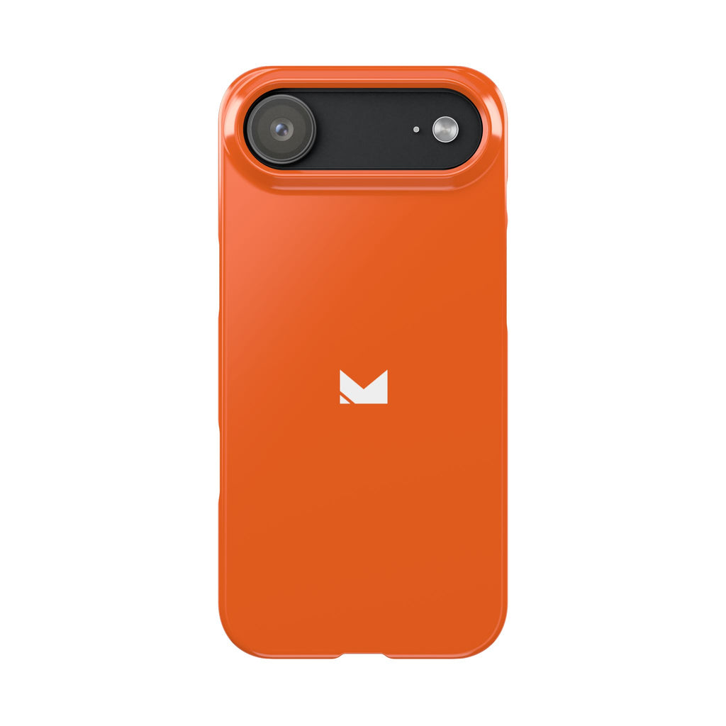 Orange — Slim Matte Protective Phone Case (Compatible with iPhone only)