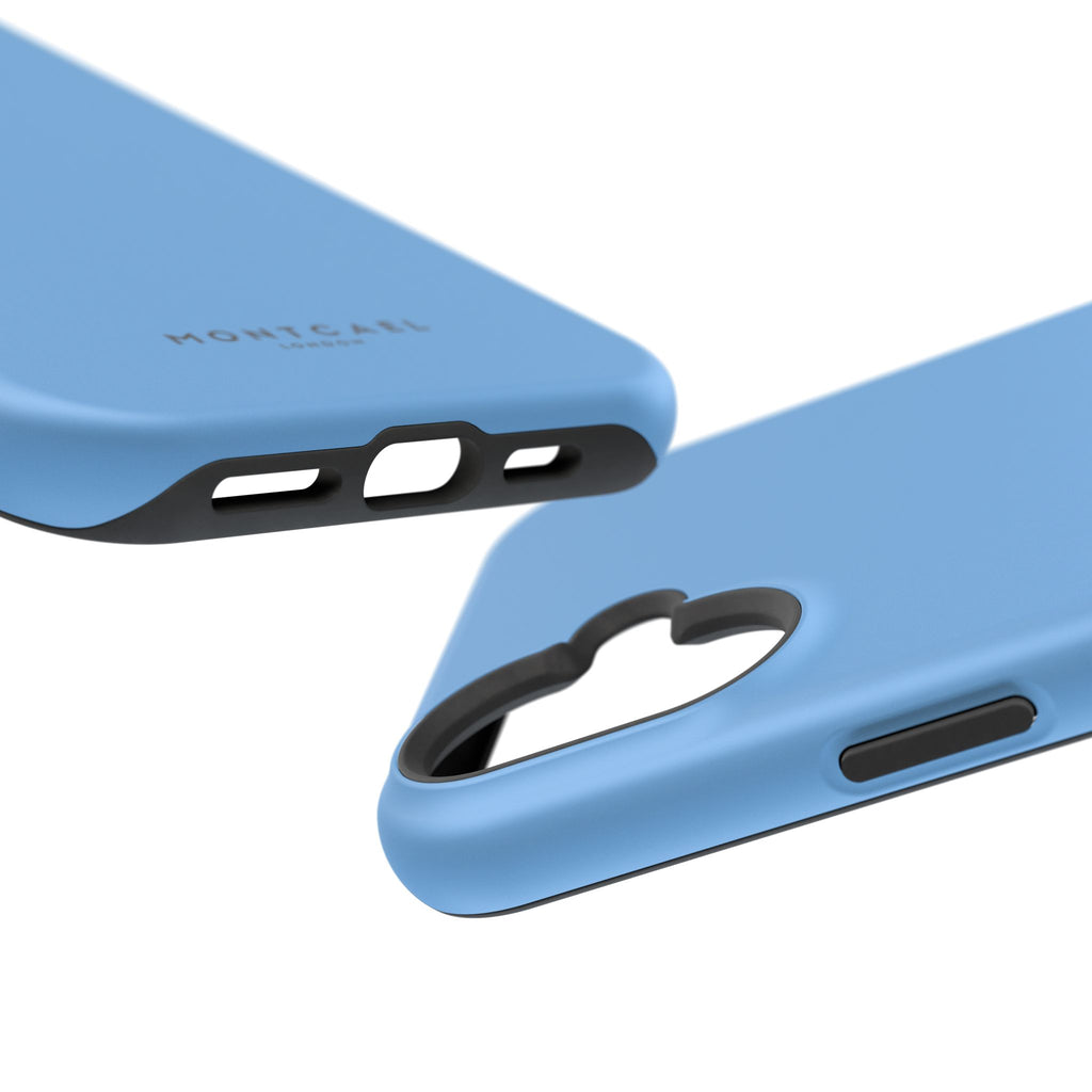 Light Blue — Magnetic Impact-Resistant Phone Case — Slim Shockproof MagSafe-Compatible (Compatible with iPhone and Samsung only)