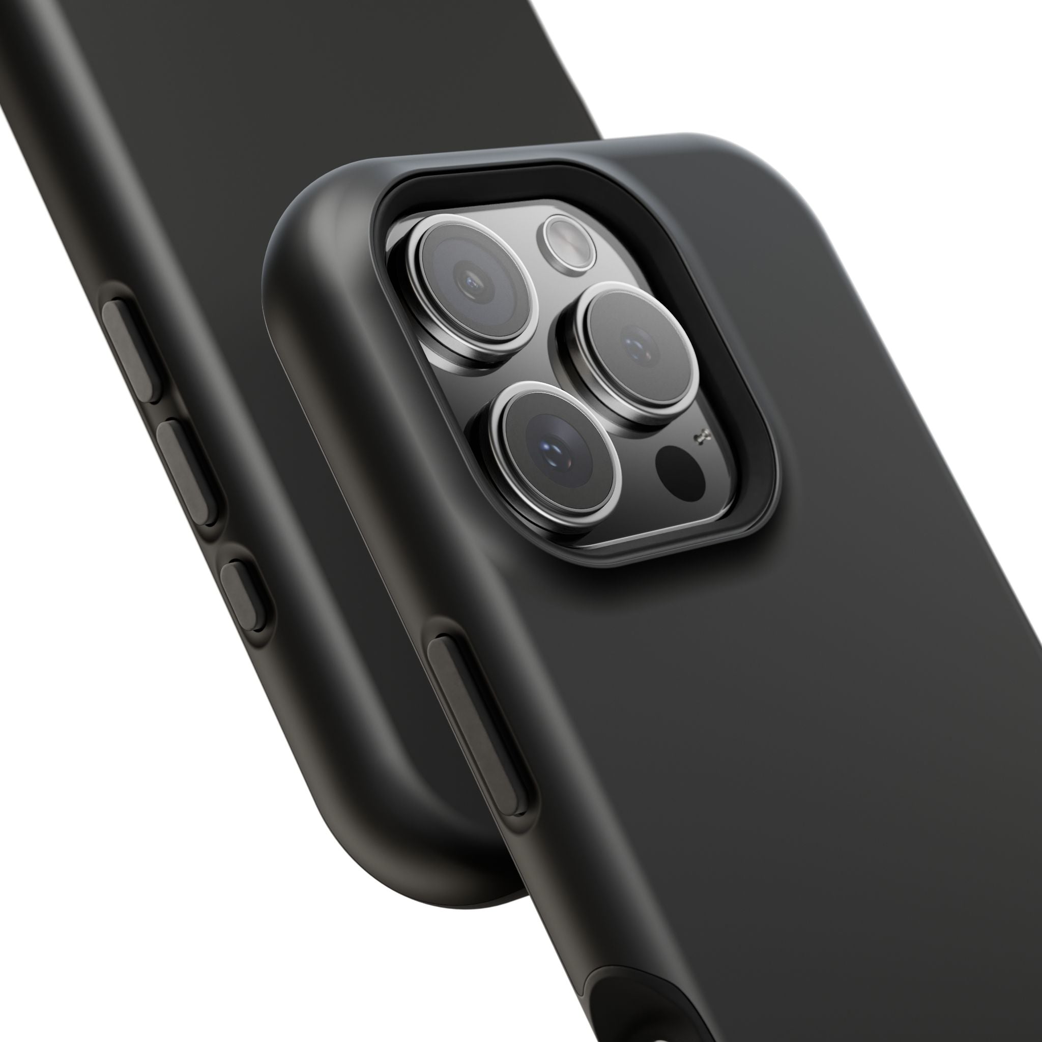 Black — Magnetic Impact-Resistant Phone Case — Slim Shockproof MagSafe-Compatible (Compatible with iPhone and Samsung only)