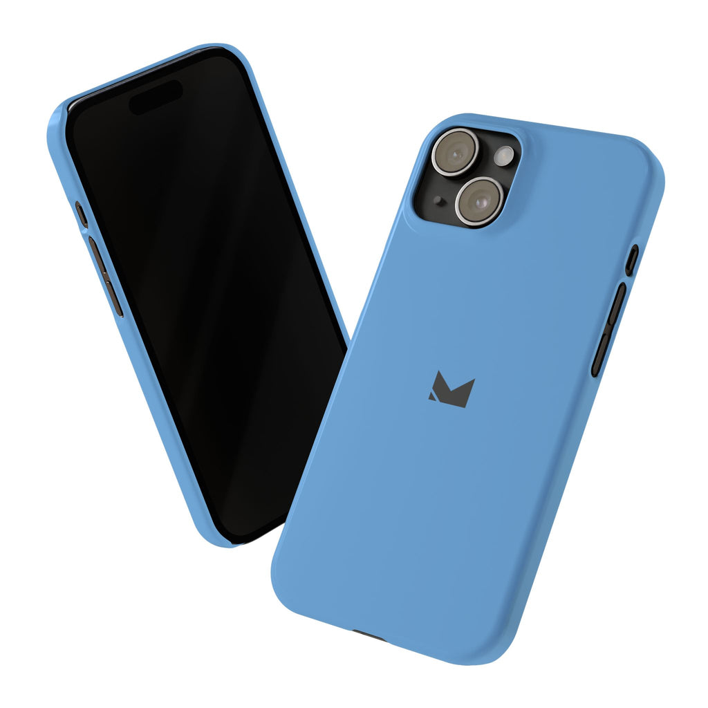 Light Blue — Slim Matte Protective Phone Case (Compatible with iPhone only)