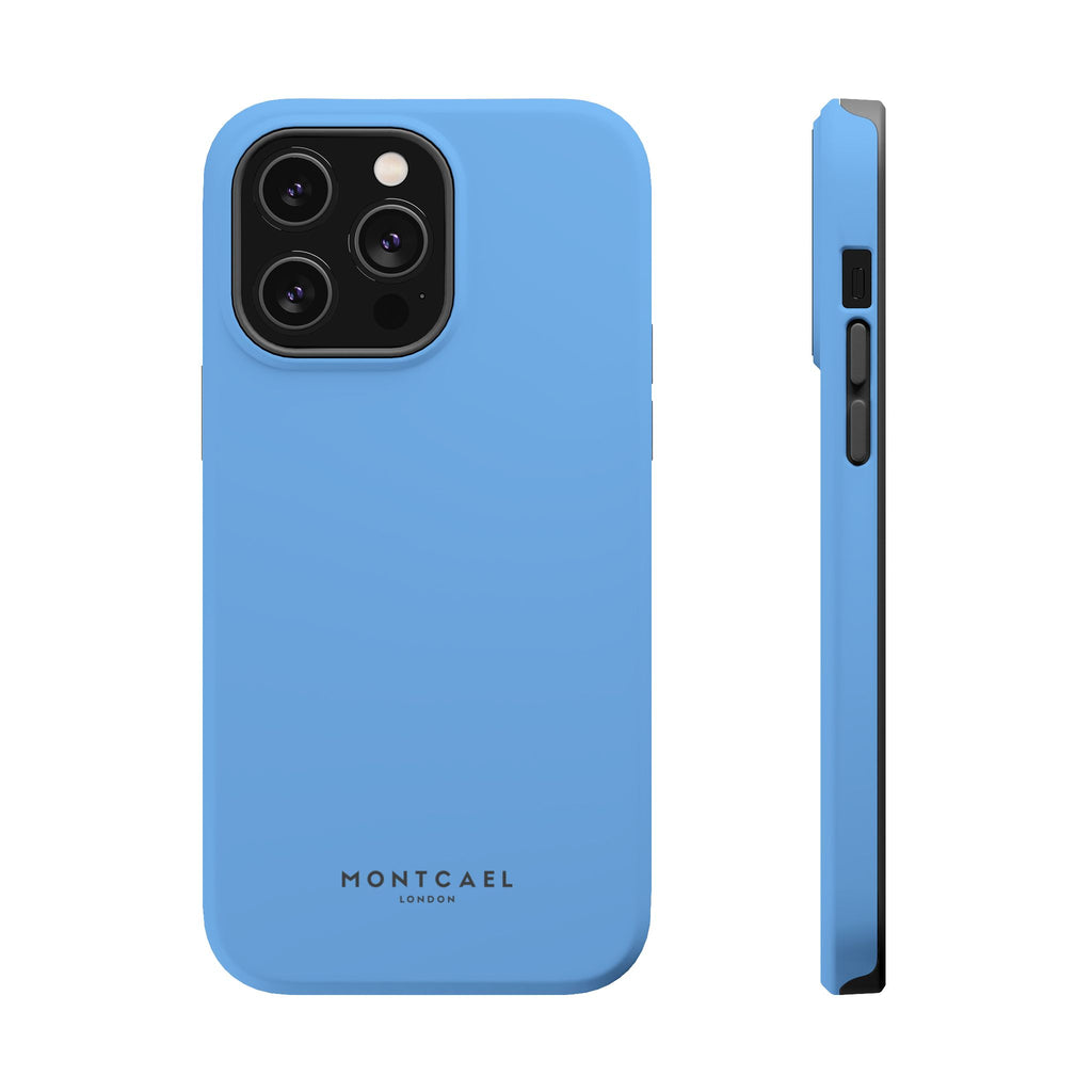 Light Blue — Magnetic Impact-Resistant Phone Case — Slim Shockproof MagSafe-Compatible (Compatible with iPhone and Samsung only)