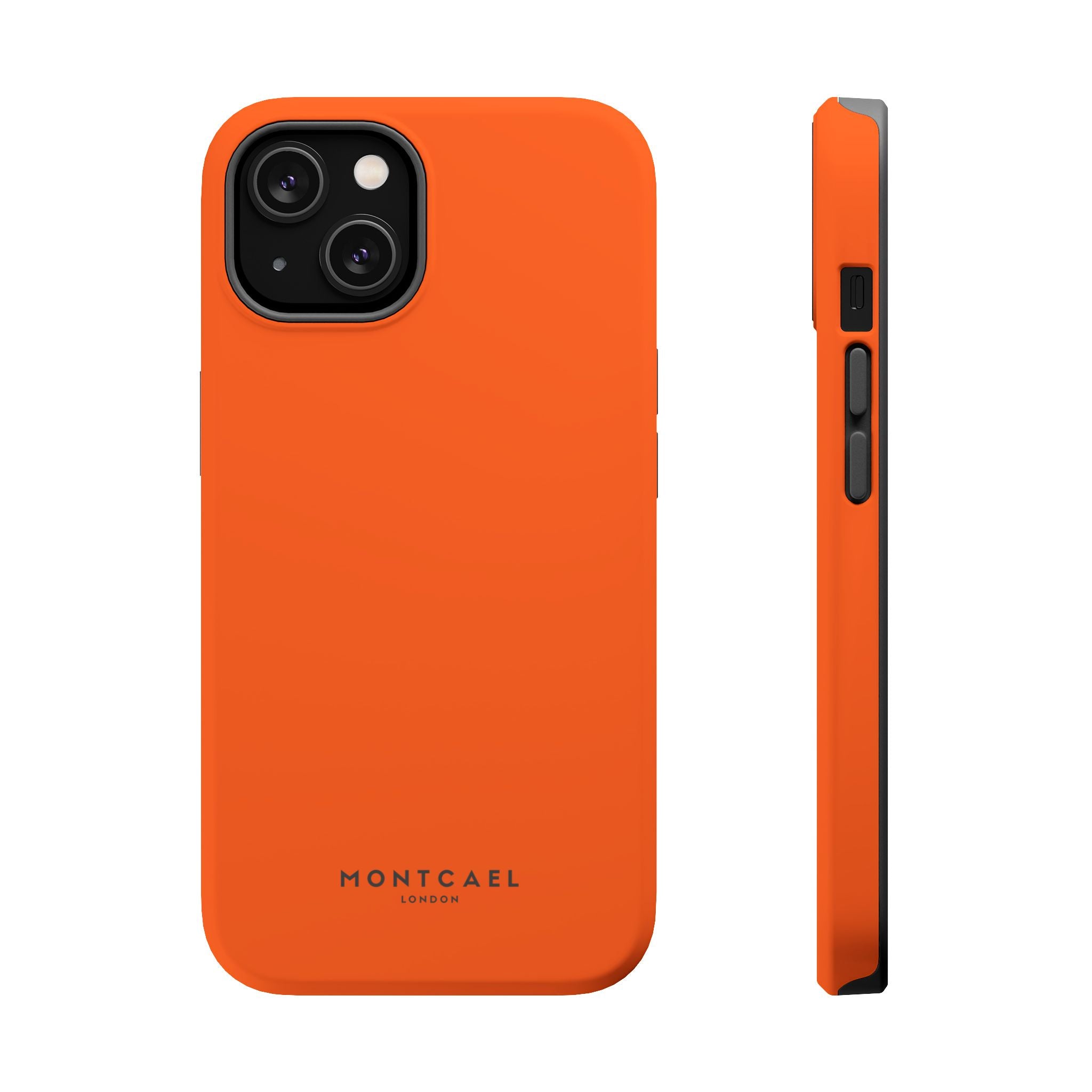 Orange — Magnetic Impact-Resistant Phone Case — Slim Shockproof MagSafe-Compatible (Compatible with iPhone and Samsung only)