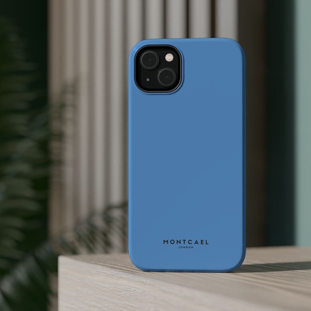 Light Blue — Magnetic Impact-Resistant Phone Case — Slim Shockproof MagSafe-Compatible (Compatible with iPhone and Samsung only)