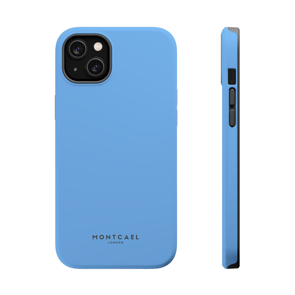 Light Blue — Magnetic Impact-Resistant Phone Case — Slim Shockproof MagSafe-Compatible (Compatible with iPhone and Samsung only)
