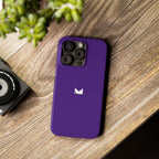 Purple — Slim Matte Protective Phone Case (Compatible with iPhone only)