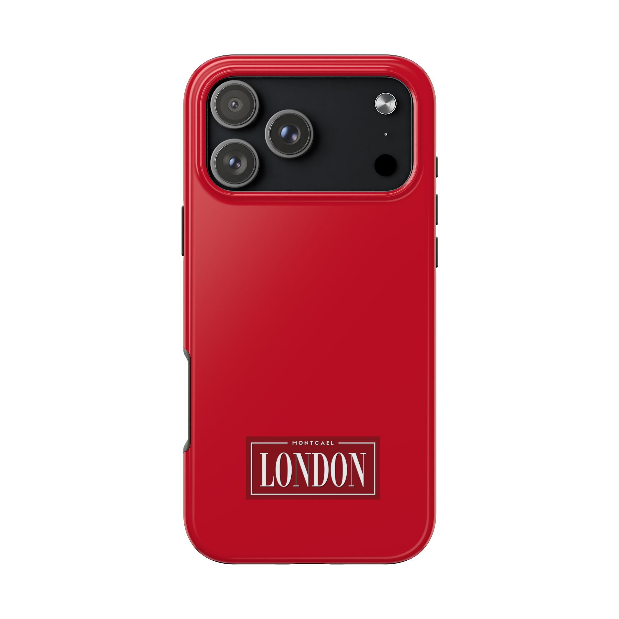 London City Tough Phone Case — Dark Red (Compatible with iPhone and Samsung only)