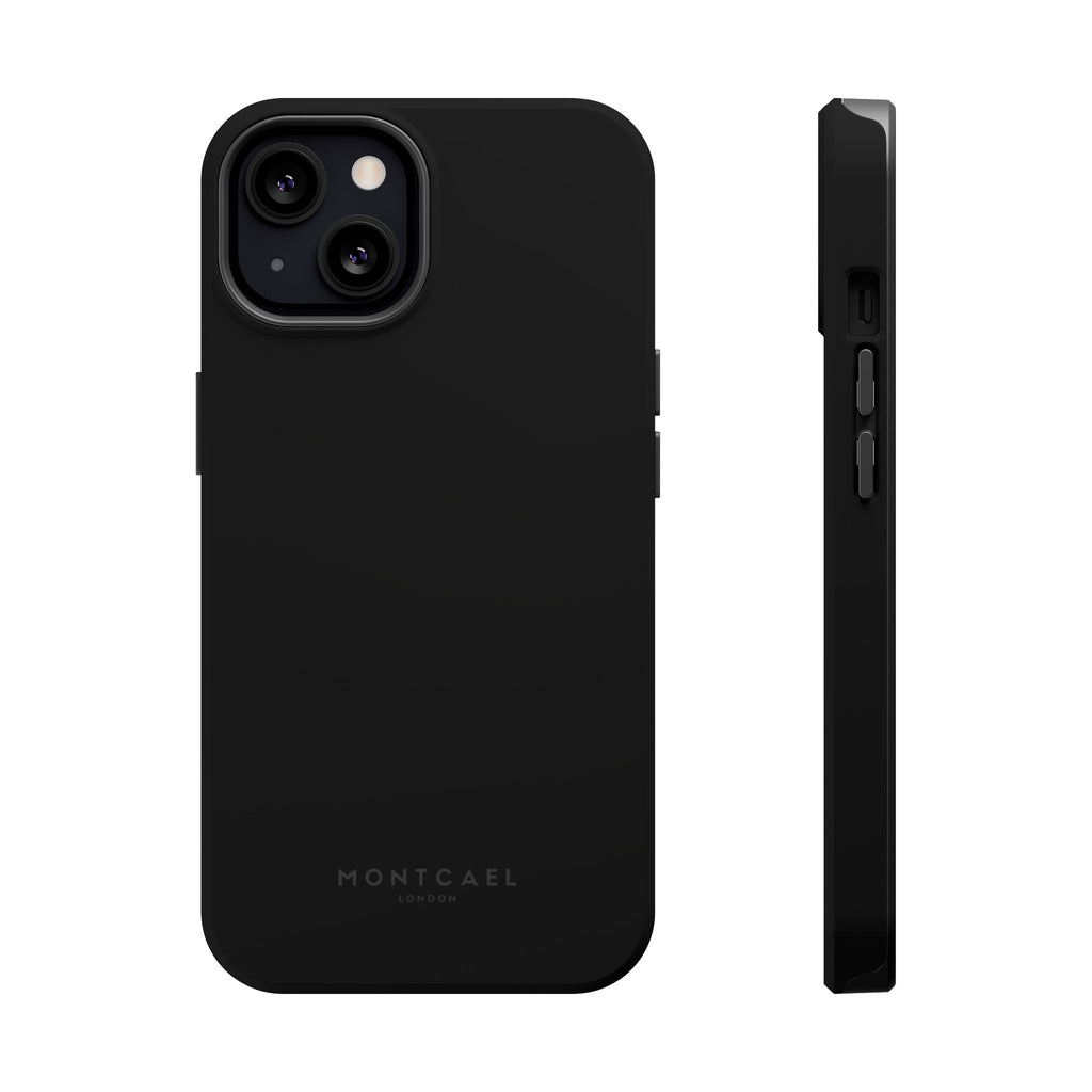Black — Magnetic Impact-Resistant Phone Case — Slim Shockproof MagSafe-Compatible (Compatible with iPhone and Samsung only)