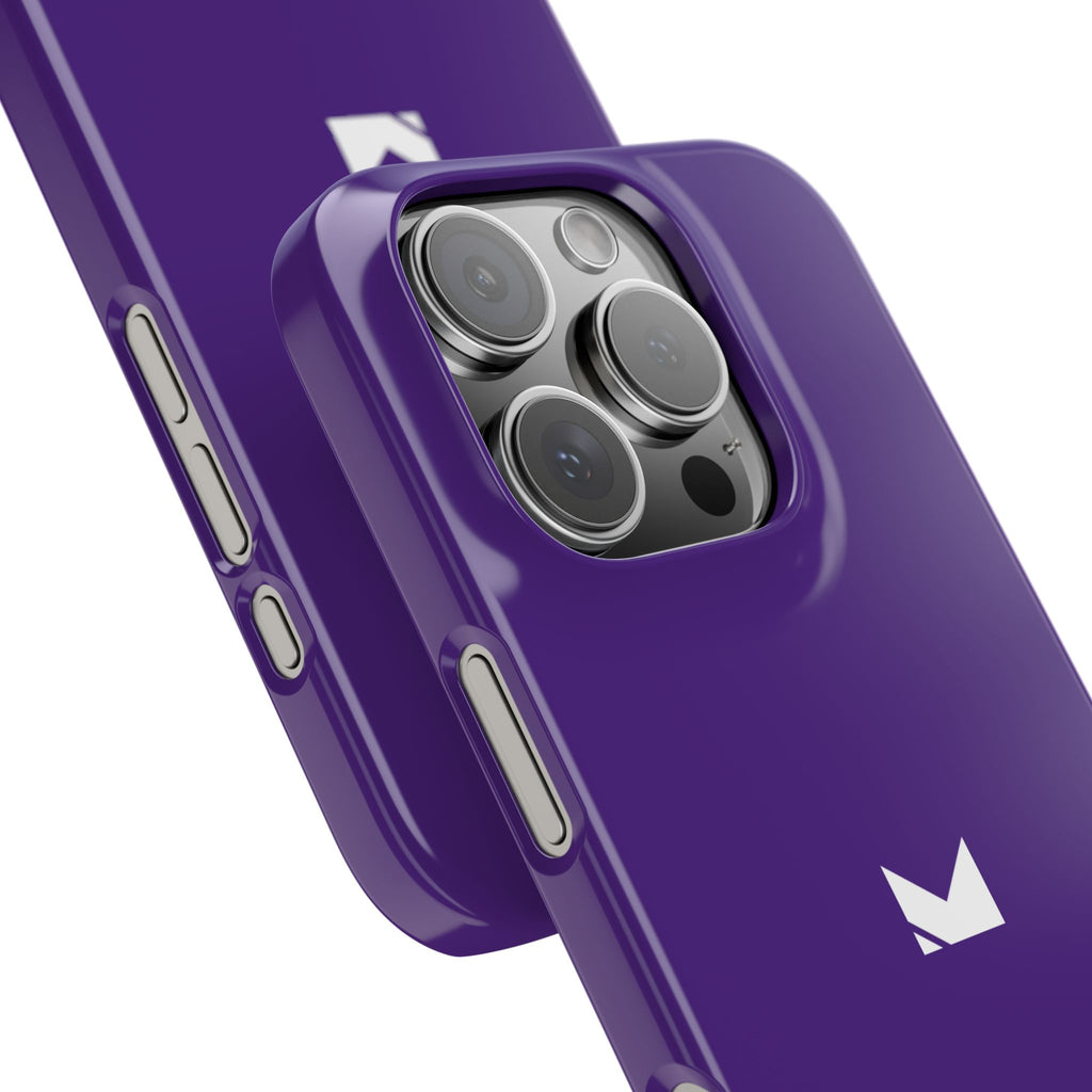 Purple — Slim Matte Protective Phone Case (Compatible with iPhone only)