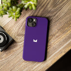 Purple — Slim Matte Protective Phone Case (Compatible with iPhone only)