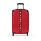 Red (S, M, L) — Carry-On Suitcase – Sleek Black Hardshell Spinner with Telescoping Handle