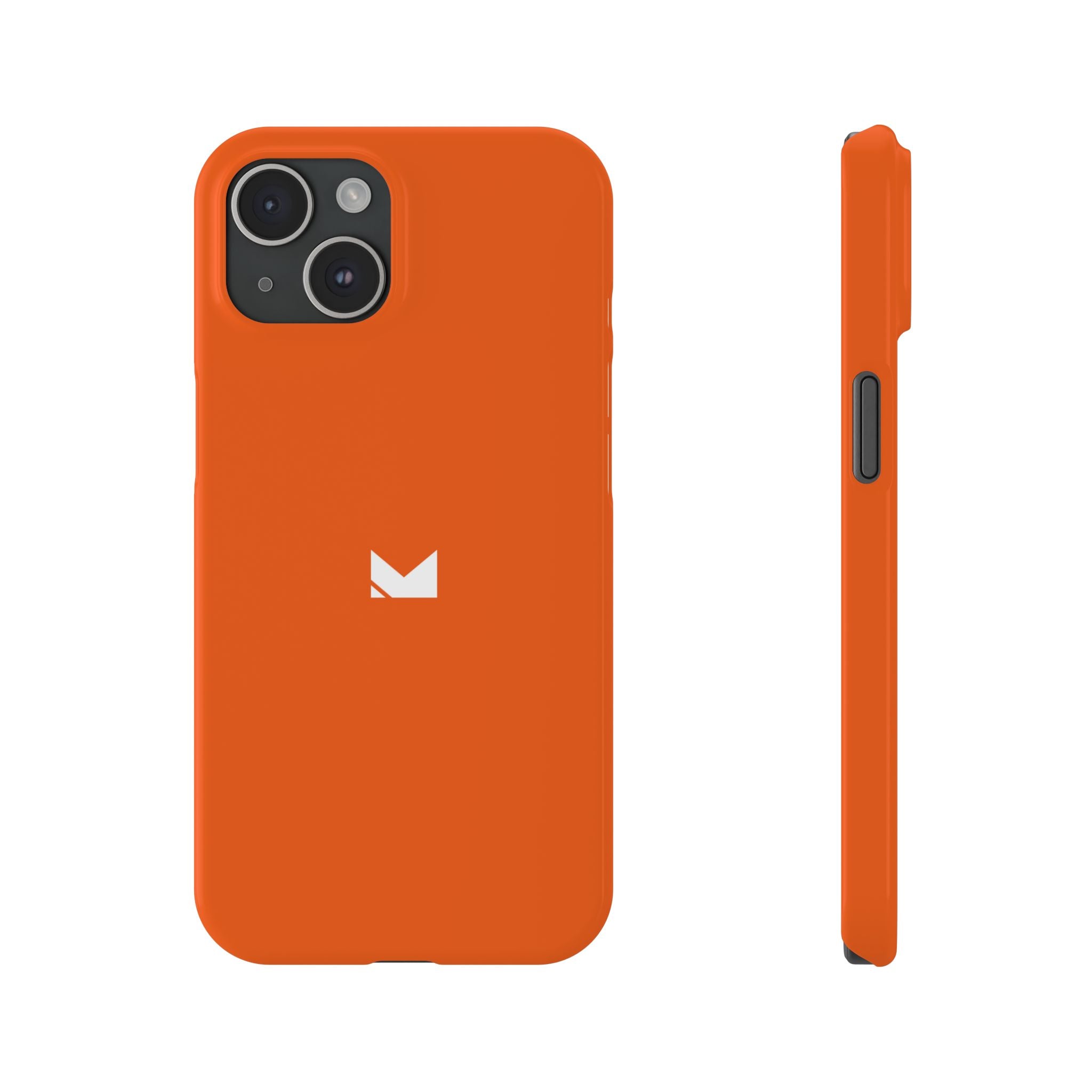 Orange — Slim Matte Protective Phone Case (Compatible with iPhone only)