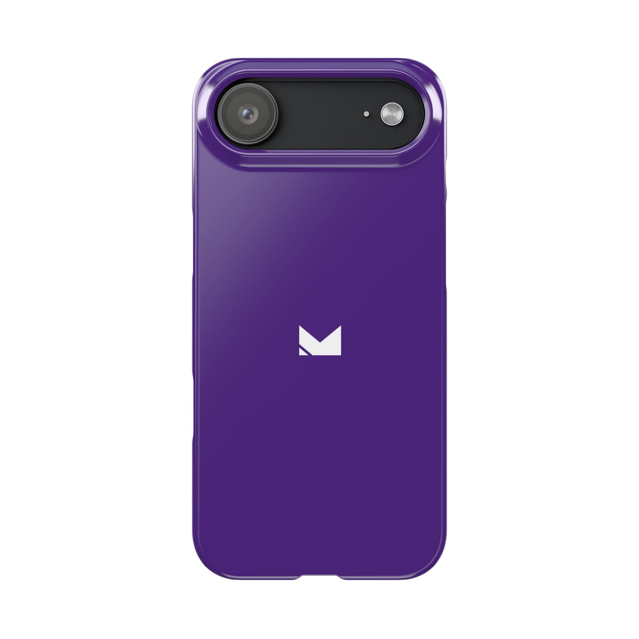Purple — Slim Matte Protective Phone Case (Compatible with iPhone only)