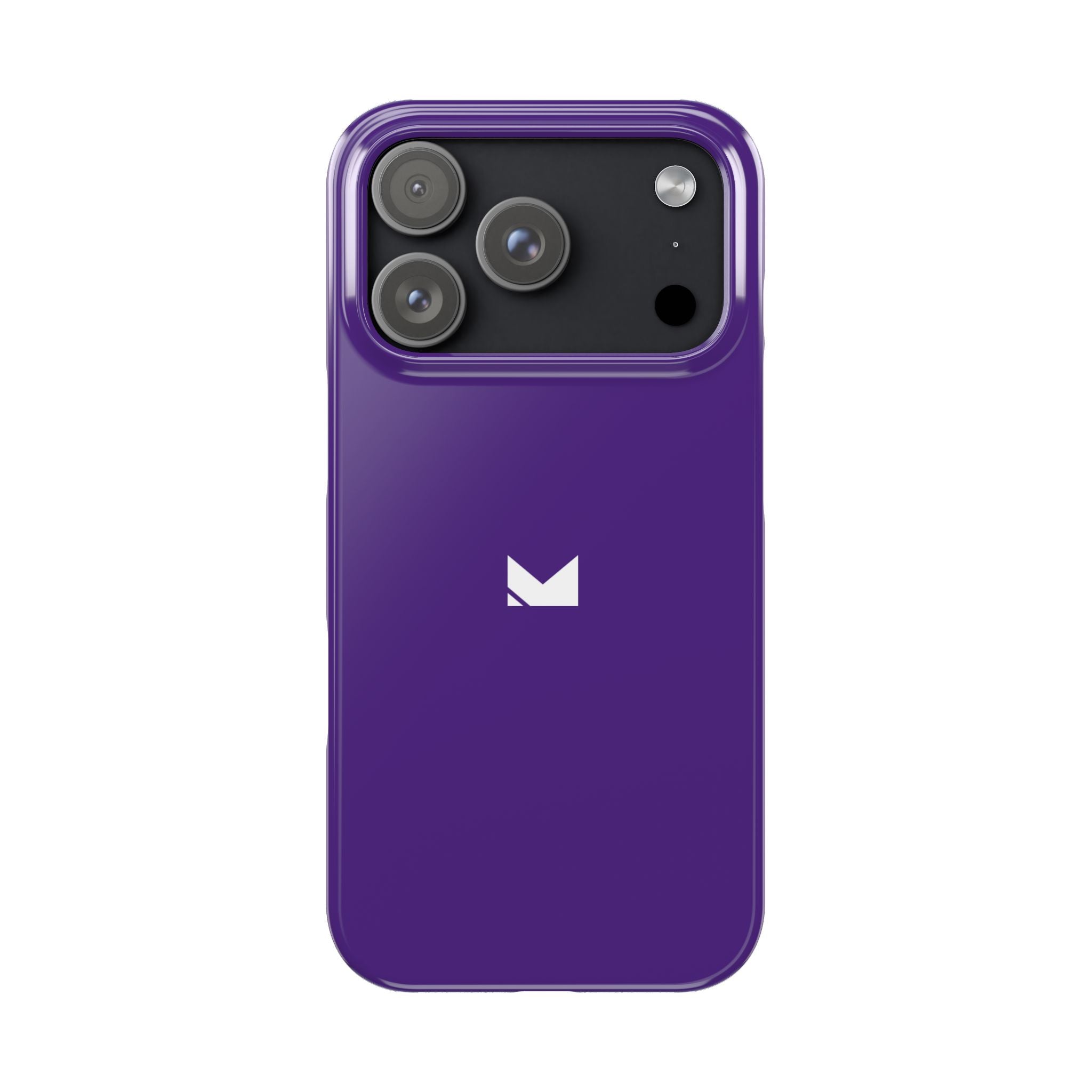 Purple — Slim Matte Protective Phone Case (Compatible with iPhone only)