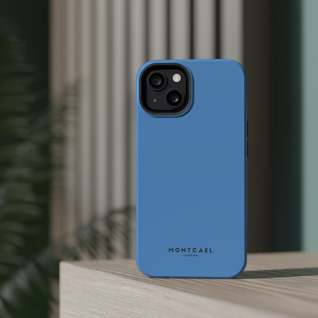 Light Blue — Magnetic Impact-Resistant Phone Case — Slim Shockproof MagSafe-Compatible (Compatible with iPhone and Samsung only)
