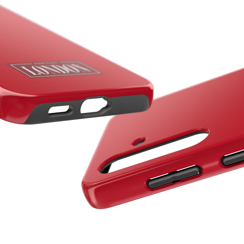 London City Tough Phone Case — Dark Red (Compatible with iPhone and Samsung only)