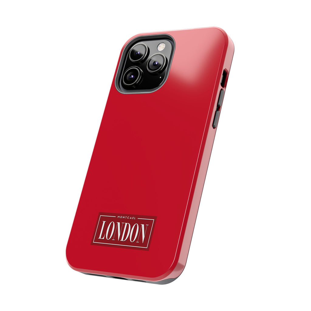 London City Tough Phone Case — Dark Red (Compatible with iPhone and Samsung only)