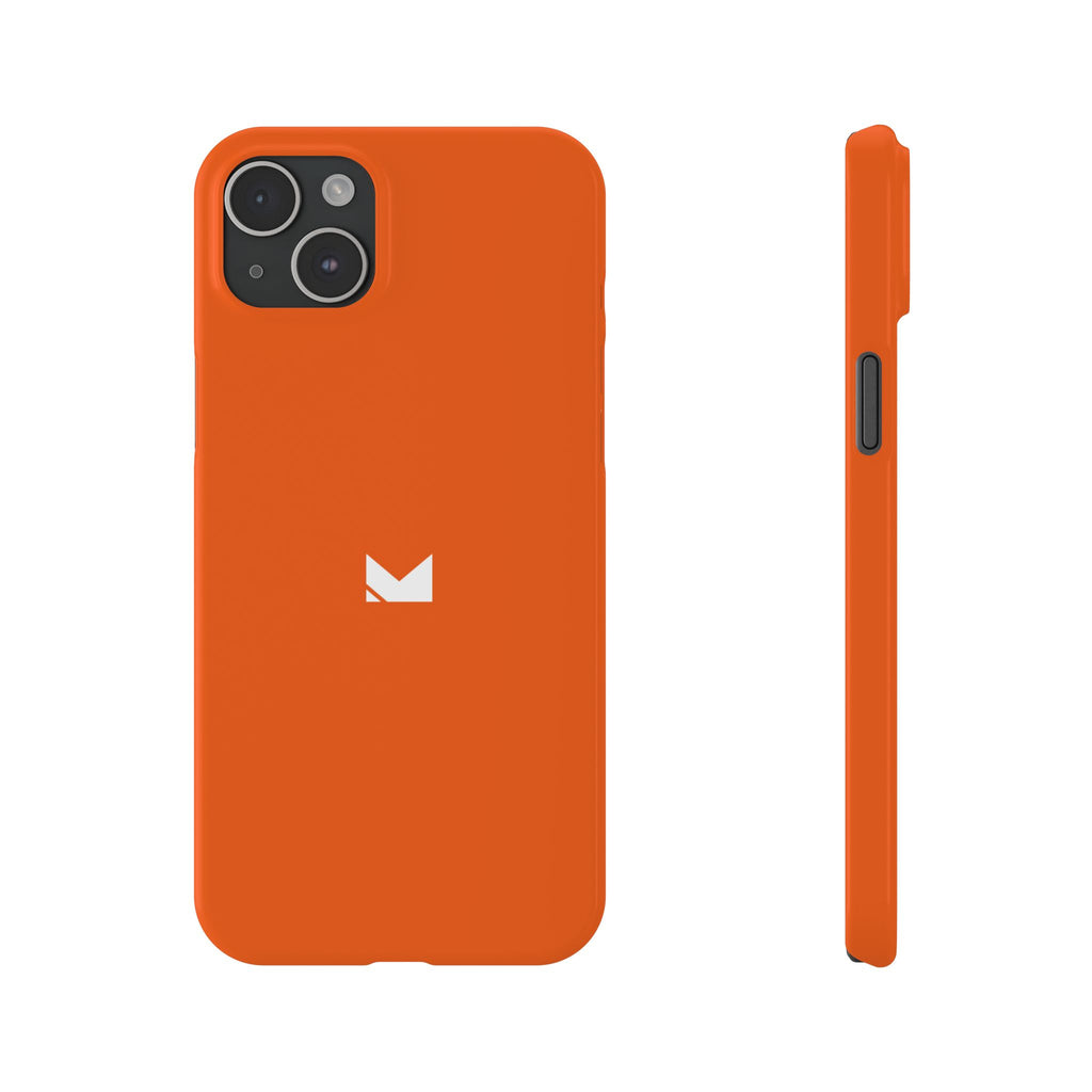 Orange — Slim Matte Protective Phone Case (Compatible with iPhone only)