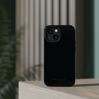 Black — Magnetic Impact-Resistant Phone Case — Slim Shockproof MagSafe-Compatible (Compatible with iPhone and Samsung only)