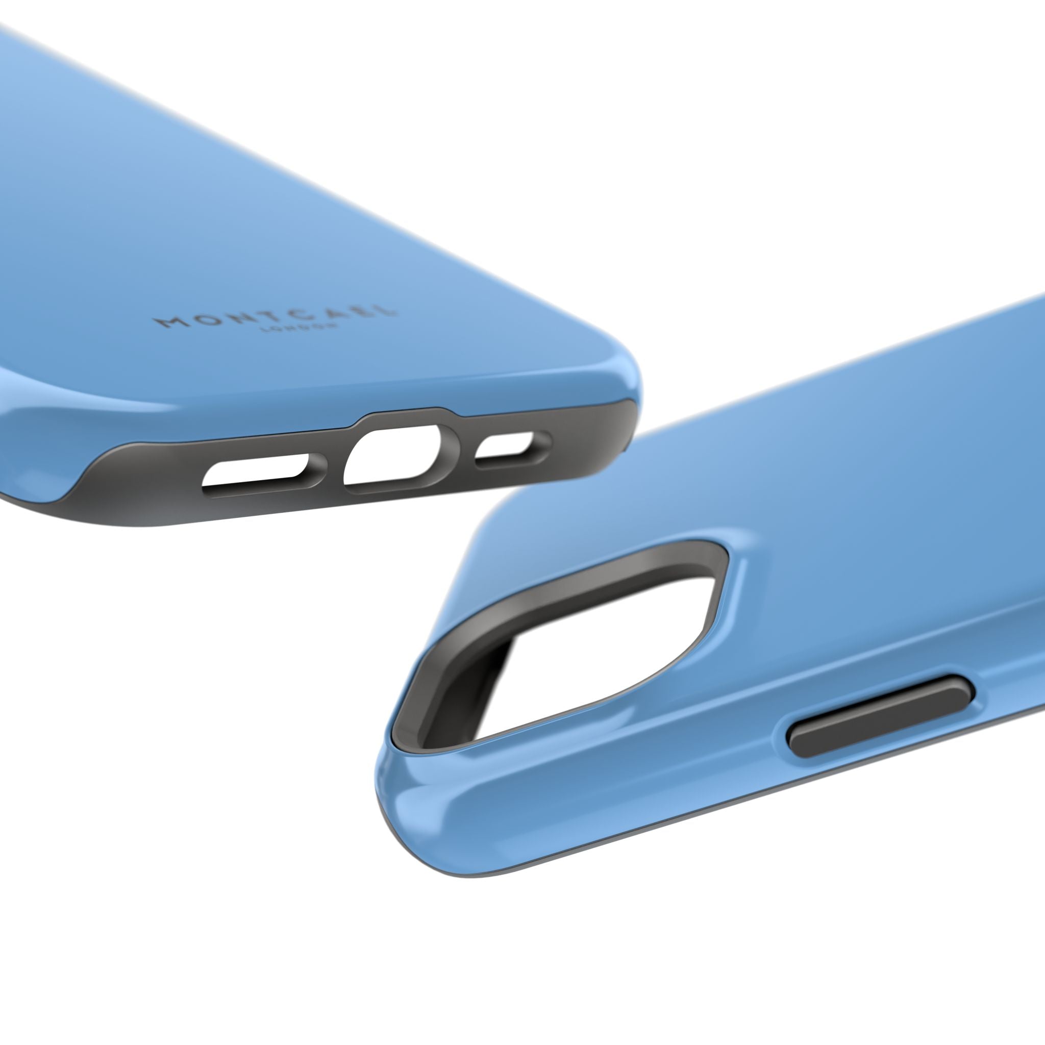 Light Blue — Magnetic Impact-Resistant Phone Case — Slim Shockproof MagSafe-Compatible (Compatible with iPhone and Samsung only)