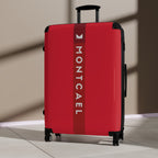 Red (S, M, L) — Carry-On Suitcase – Sleek Black Hardshell Spinner with Telescoping Handle