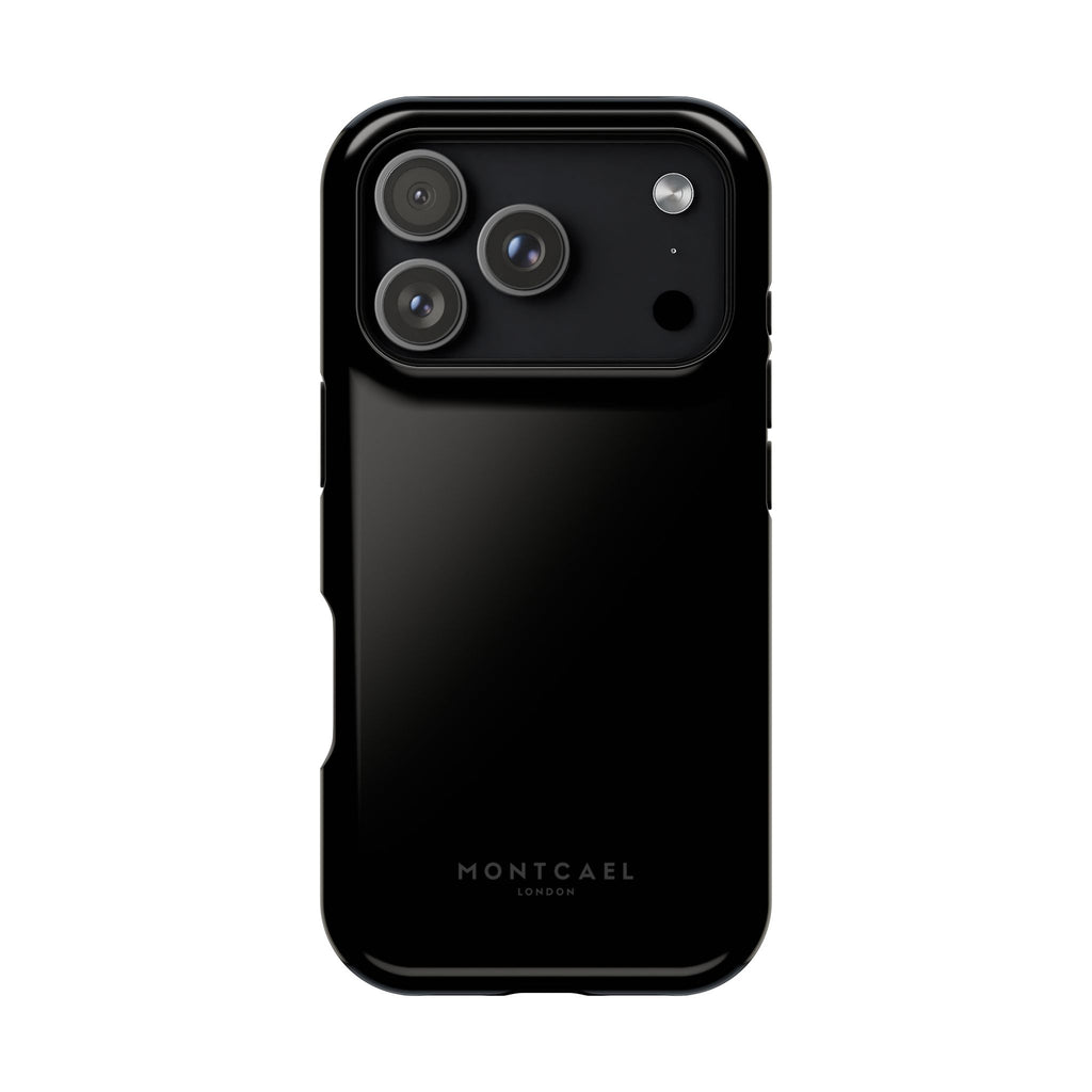 Black — Magnetic Impact-Resistant Phone Case — Slim Shockproof MagSafe-Compatible (Compatible with iPhone and Samsung only)