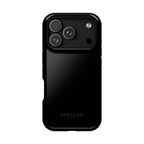 Black — Magnetic Impact-Resistant Phone Case — Slim Shockproof MagSafe-Compatible (Compatible with iPhone and Samsung only)
