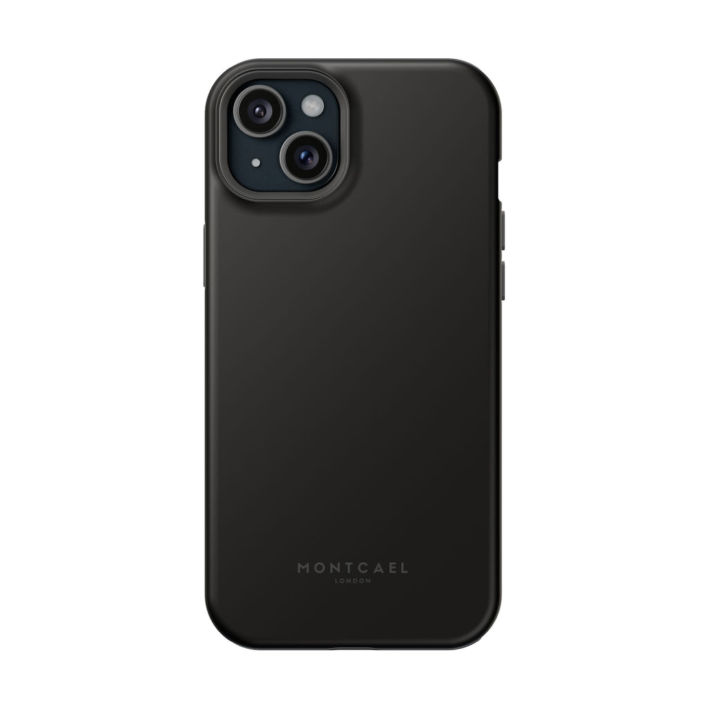 Black — Magnetic Impact-Resistant Phone Case — Slim Shockproof MagSafe-Compatible (Compatible with iPhone and Samsung only)