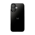 Black — Slim Matte Protective Phone Case (Compatible with iPhone only)