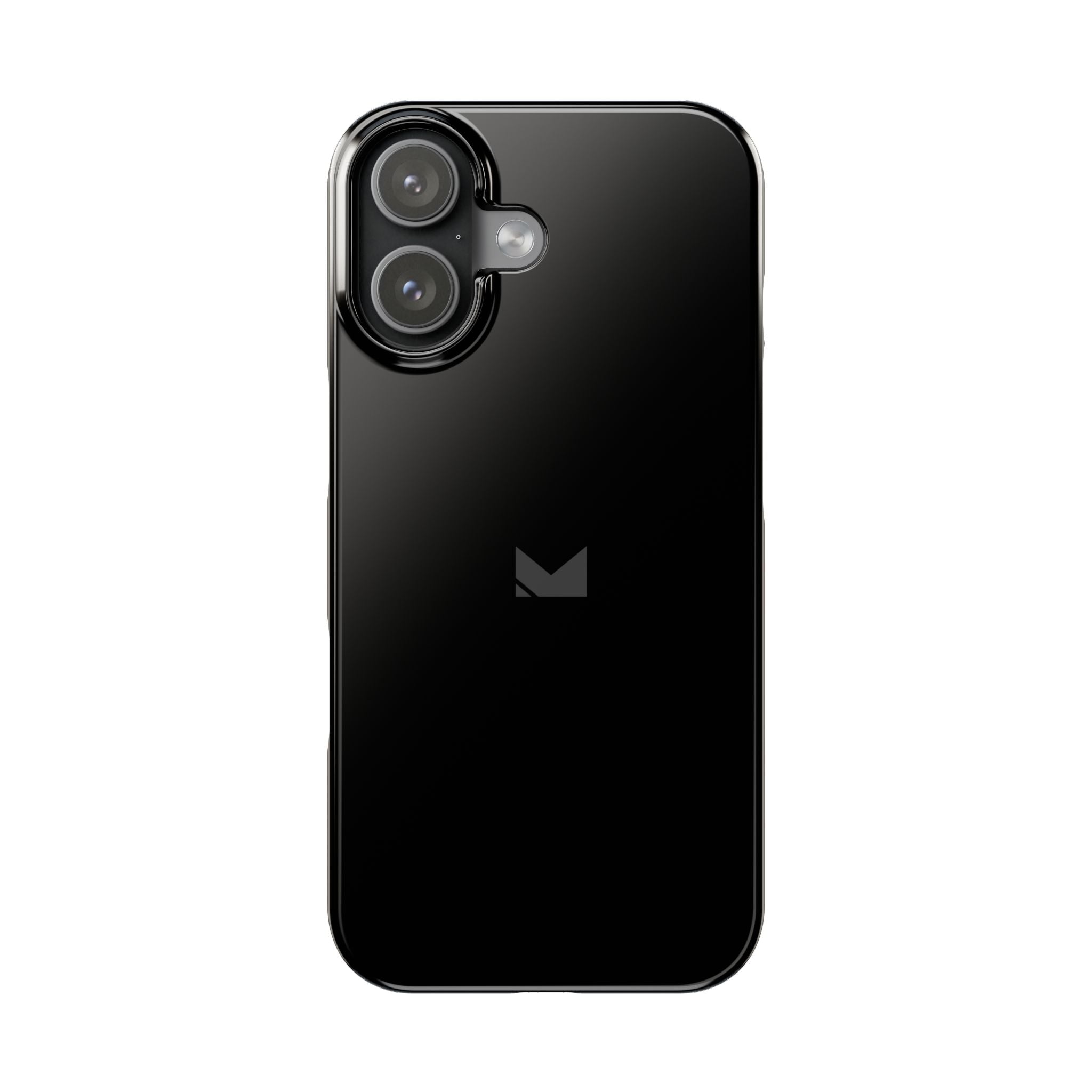 Black — Slim Matte Protective Phone Case (Compatible with iPhone only)