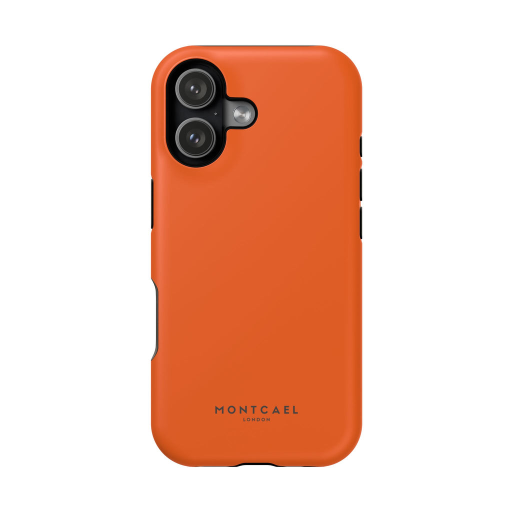 Orange — Magnetic Impact-Resistant Phone Case — Slim Shockproof MagSafe-Compatible (Compatible with iPhone and Samsung only)