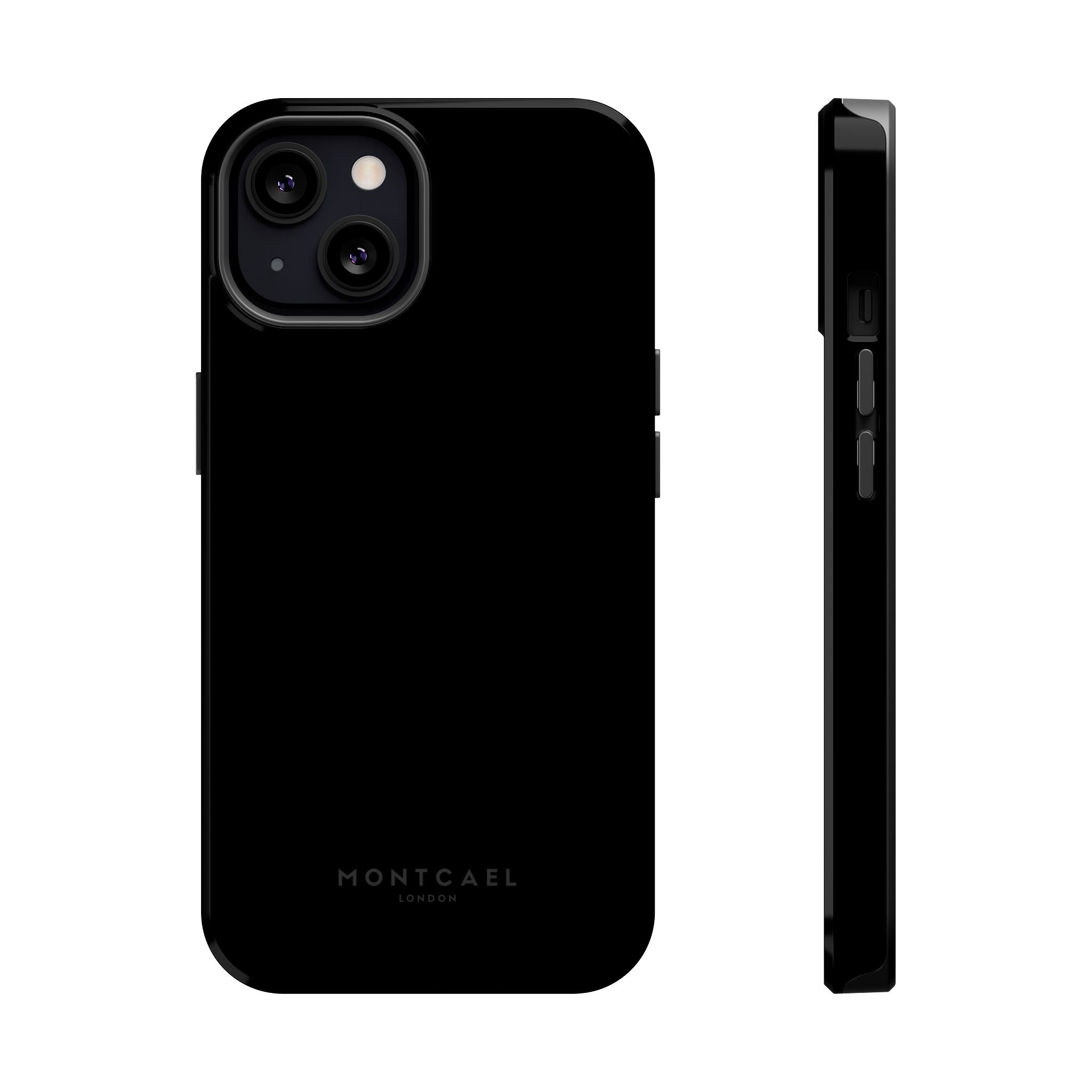 Black — Magnetic Impact-Resistant Phone Case — Slim Shockproof MagSafe-Compatible (Compatible with iPhone and Samsung only)