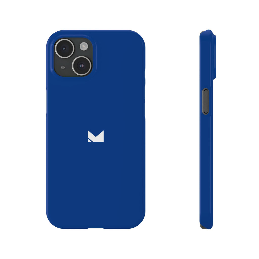 Dark Blue — Slim Matte Protective Phone Case (Compatible with iPhone only)