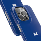 Dark Blue — Slim Matte Protective Phone Case (Compatible with iPhone only)