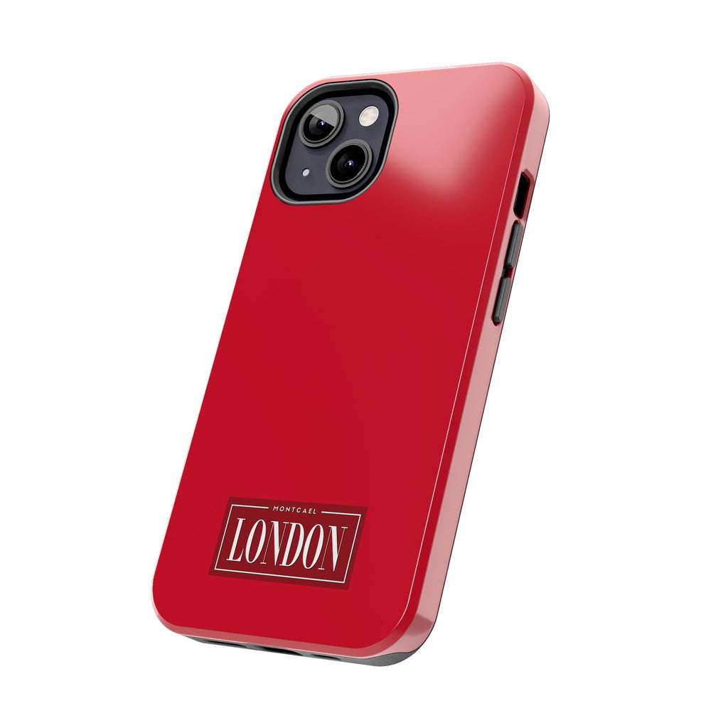 London City Tough Phone Case — Dark Red (Compatible with iPhone and Samsung only)