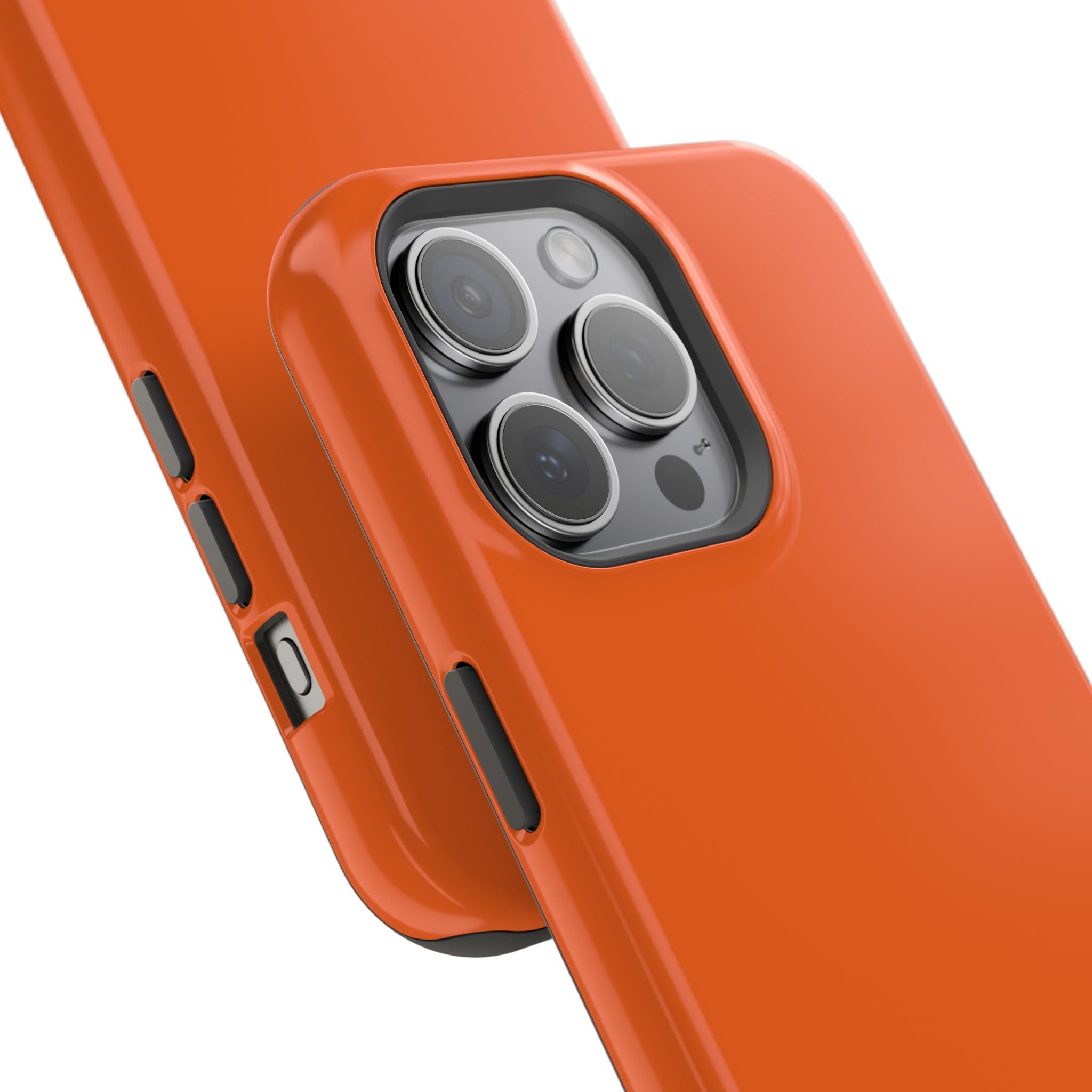 Orange — Magnetic Impact-Resistant Phone Case — Slim Shockproof MagSafe-Compatible (Compatible with iPhone and Samsung only)