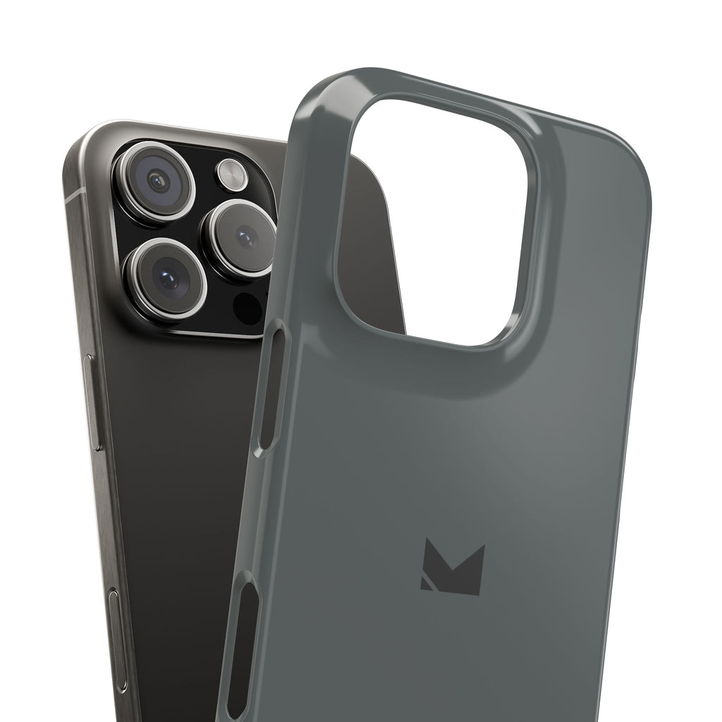 Dark Grey — Slim Matte Protective Phone Case (Compatible with iPhone only)