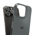 Dark Grey — Slim Matte Protective Phone Case (Compatible with iPhone only)
