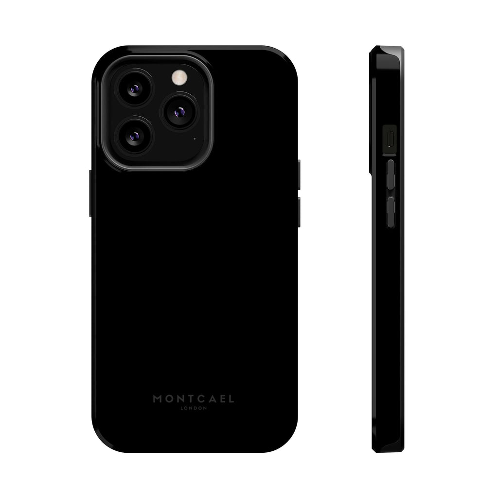 Black — Magnetic Impact-Resistant Phone Case — Slim Shockproof MagSafe-Compatible (Compatible with iPhone and Samsung only)