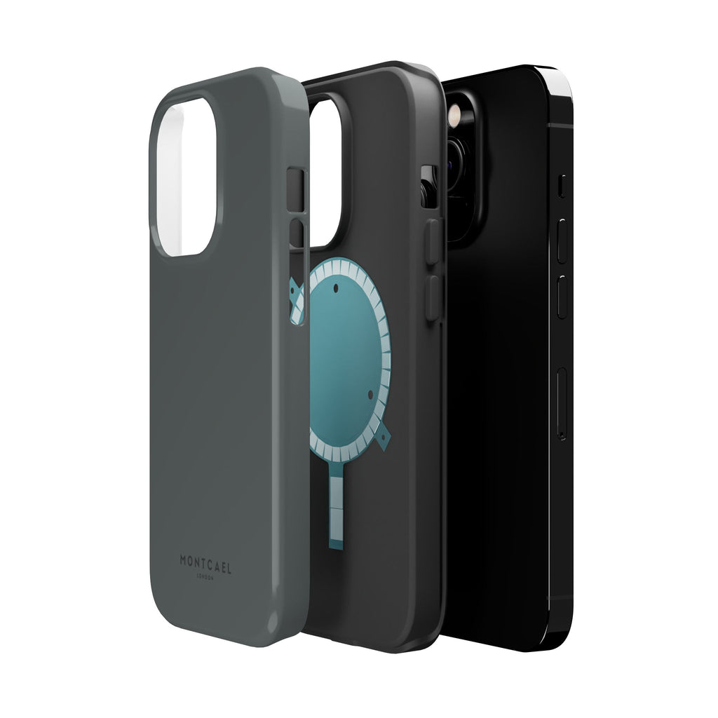 Dark Grey — Magnetic Impact-Resistant Phone Case — Slim Shockproof MagSafe-Compatible (Compatible with iPhone and Samsung only)