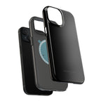 Black — Magnetic Impact-Resistant Phone Case — Slim Shockproof MagSafe-Compatible (Compatible with iPhone and Samsung only)