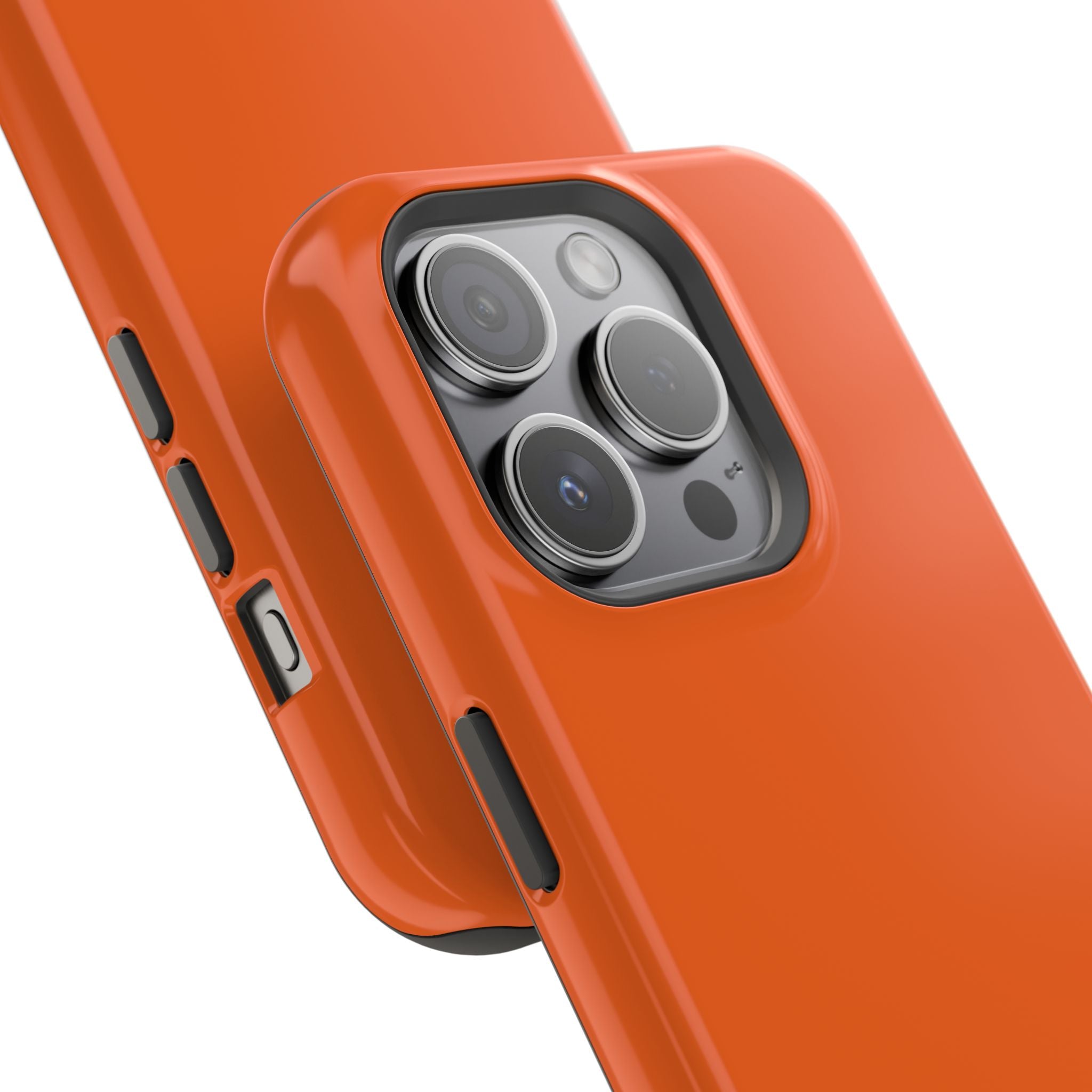 Orange — Magnetic Impact-Resistant Phone Case — Slim Shockproof MagSafe-Compatible (Compatible with iPhone and Samsung only)