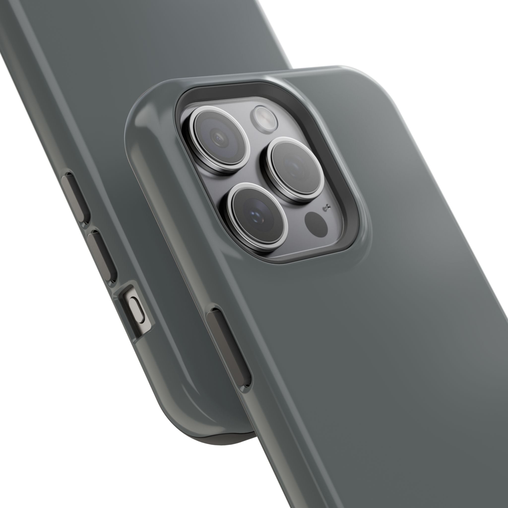 Dark Grey — Magnetic Impact-Resistant Phone Case — Slim Shockproof MagSafe-Compatible (Compatible with iPhone and Samsung only)