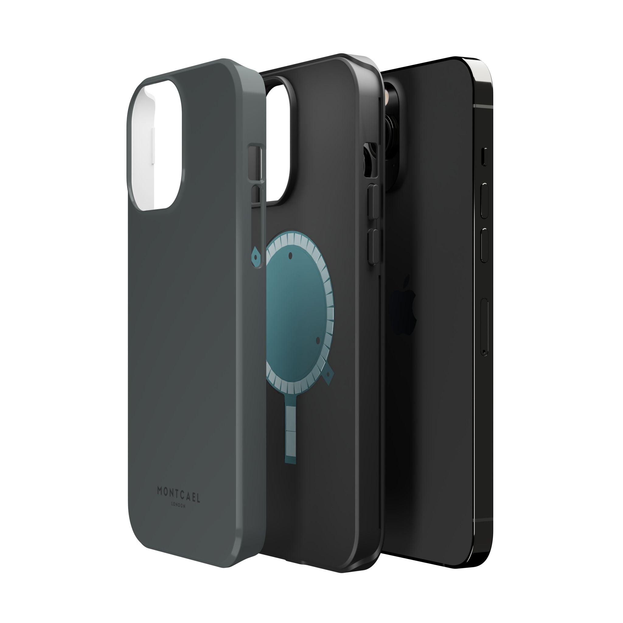 Dark Grey — Magnetic Impact-Resistant Phone Case — Slim Shockproof MagSafe-Compatible (Compatible with iPhone and Samsung only)