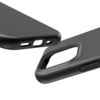 Black — Magnetic Impact-Resistant Phone Case — Slim Shockproof MagSafe-Compatible (Compatible with iPhone and Samsung only)
