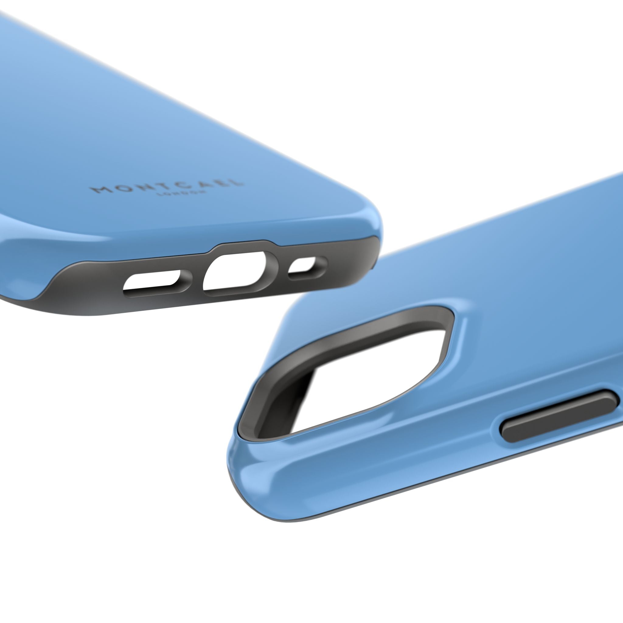 Light Blue — Magnetic Impact-Resistant Phone Case — Slim Shockproof MagSafe-Compatible (Compatible with iPhone and Samsung only)