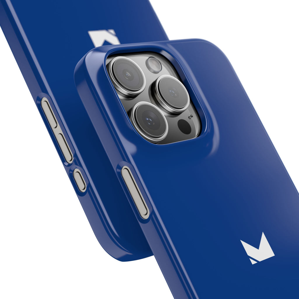 Dark Blue — Slim Matte Protective Phone Case (Compatible with iPhone only)
