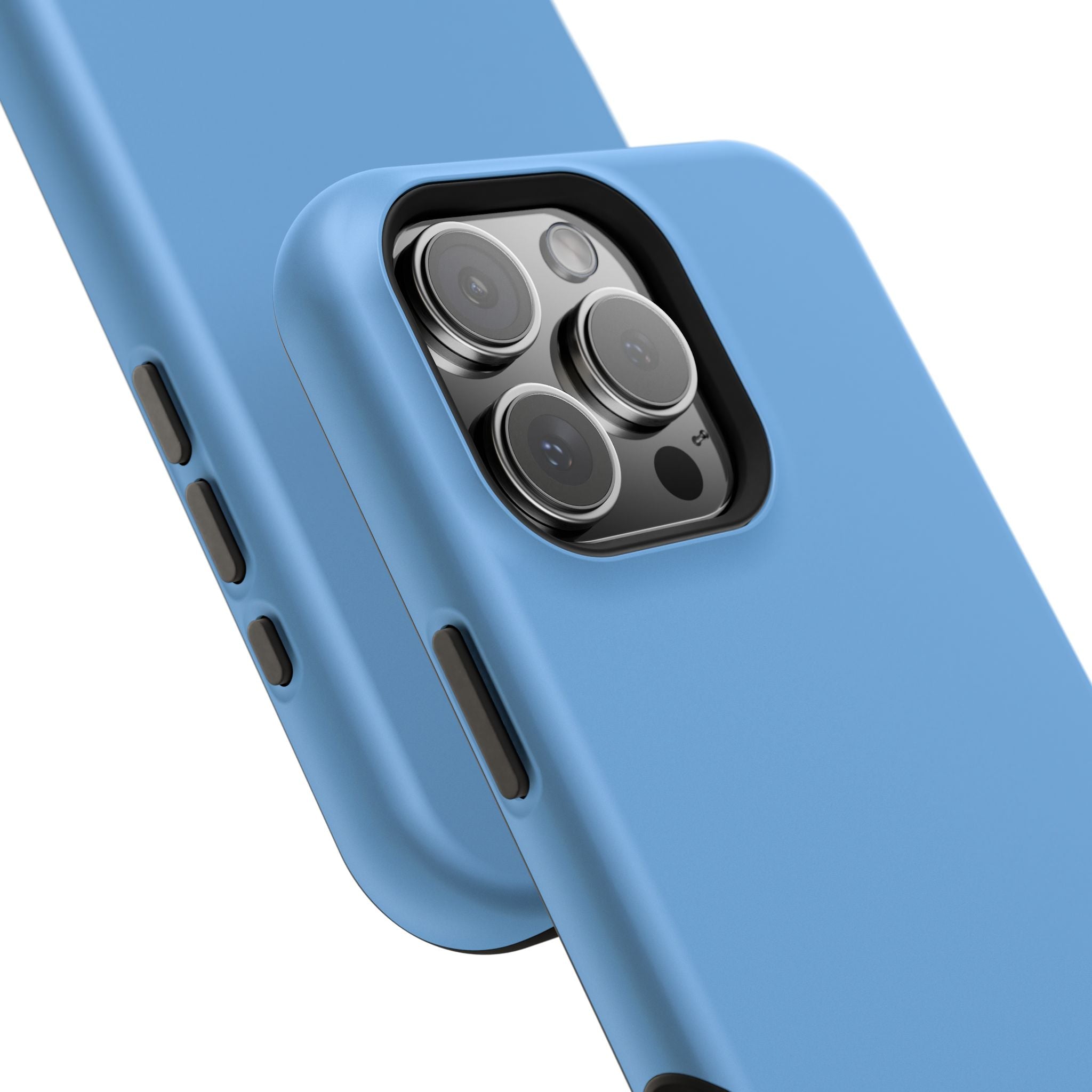 Light Blue — Magnetic Impact-Resistant Phone Case — Slim Shockproof MagSafe-Compatible (Compatible with iPhone and Samsung only)