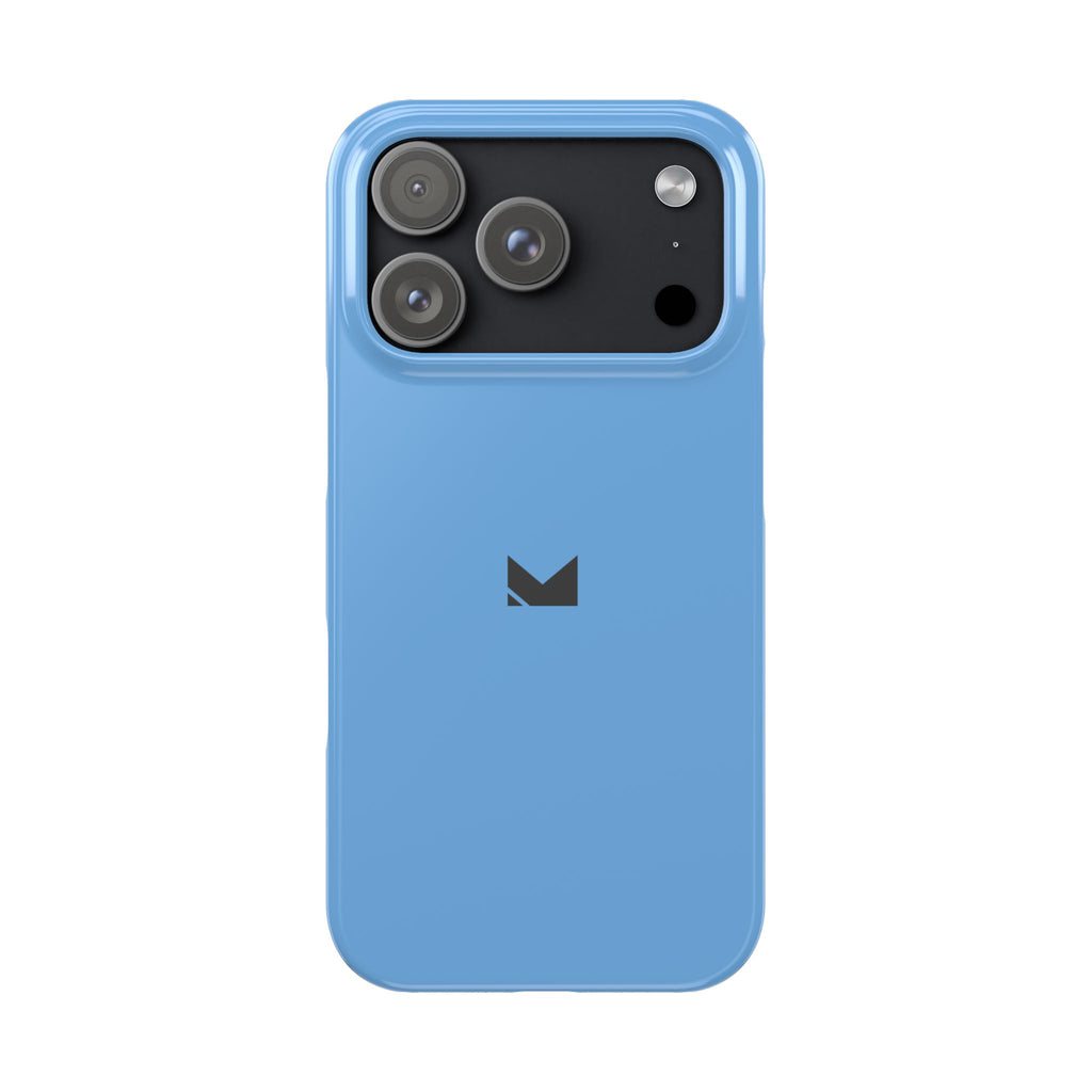 Light Blue — Slim Matte Protective Phone Case (Compatible with iPhone only)