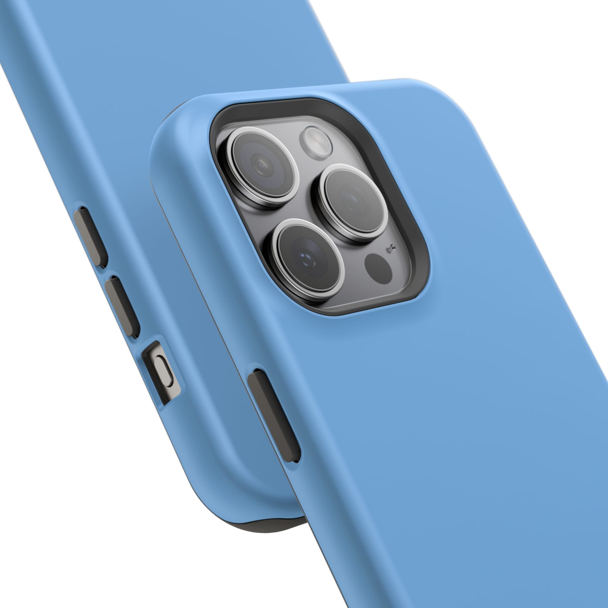 Light Blue — Magnetic Impact-Resistant Phone Case — Slim Shockproof MagSafe-Compatible (Compatible with iPhone and Samsung only)